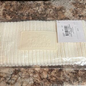 FINAL PRICE! BNWT Coach Cable Knit Headband